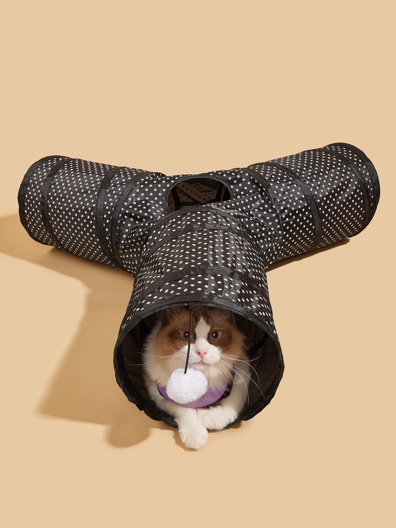 Pet Collapsible Tunnel Interactive Play Toy
