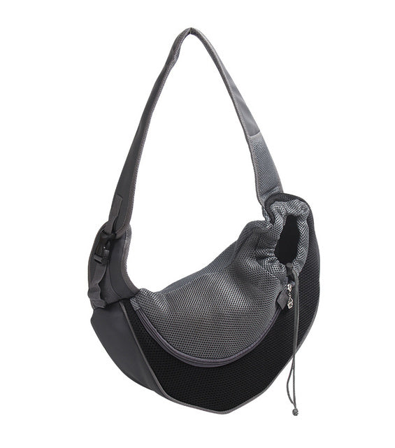 Pet Carrier Mesh Oxford Single Shoulder Travel Sling Handbag
