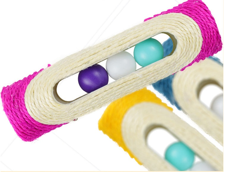 Pet Sisal Drum Three Level Interactive Toy