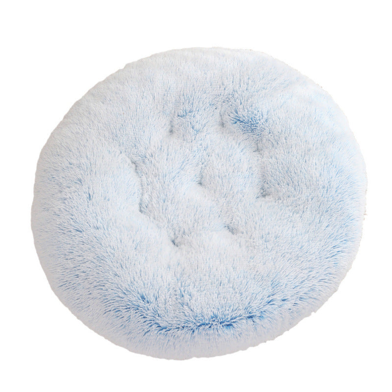 Pet Bed Round Plush Warm Sleeping Mat House Bed