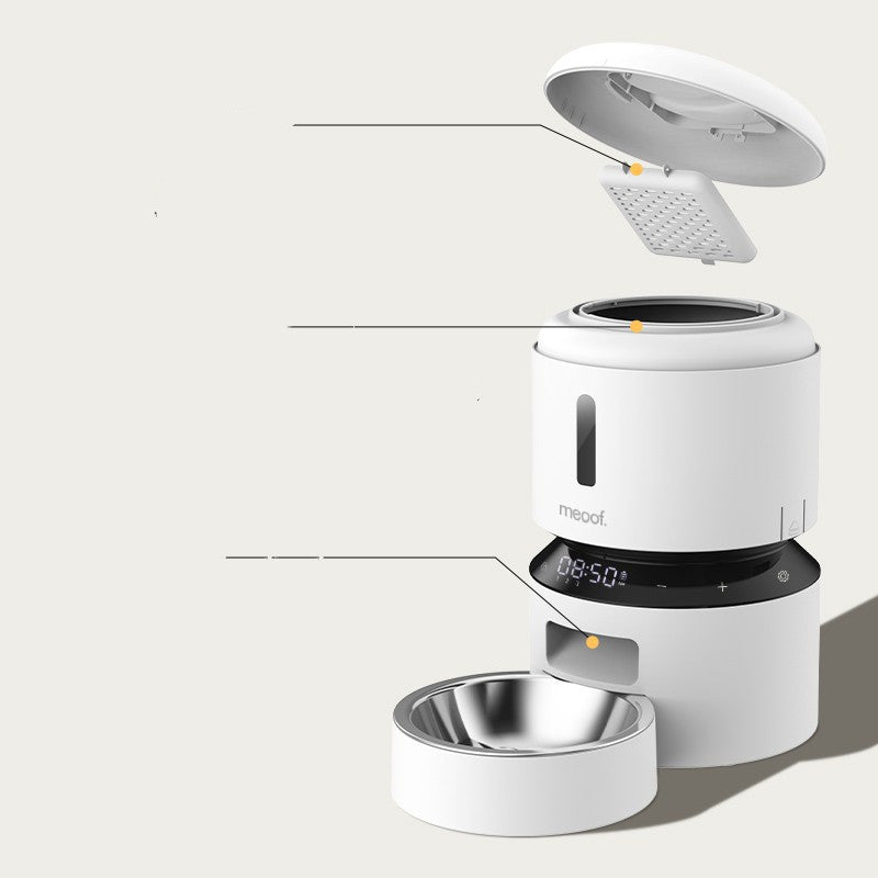 Pet Automatic Capsule Feeder Double Bowl System