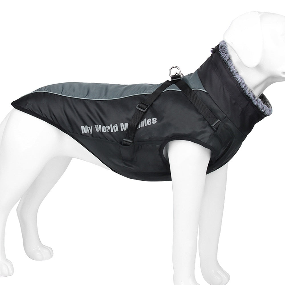 Pet Warm Waterproof Reflective Outdoor Shell Jacket