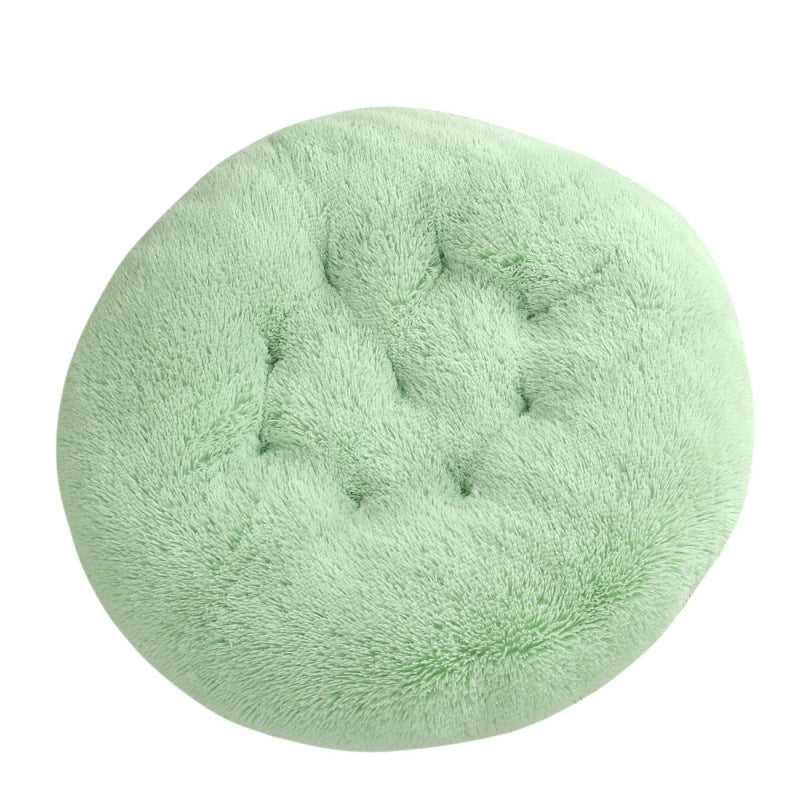 Pet Bed Round Plush Warm Sleeping Mat House Bed
