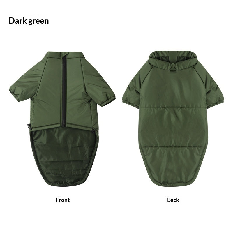 Pet Cotton Two Leg Jacket Warm Clothing