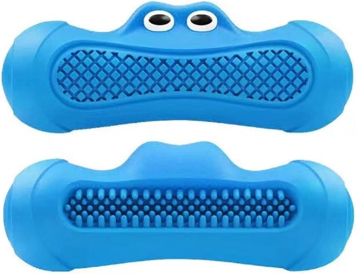 Vocal Rugby Pet Toy Natural Rubber Teething Chew Resistant Toy