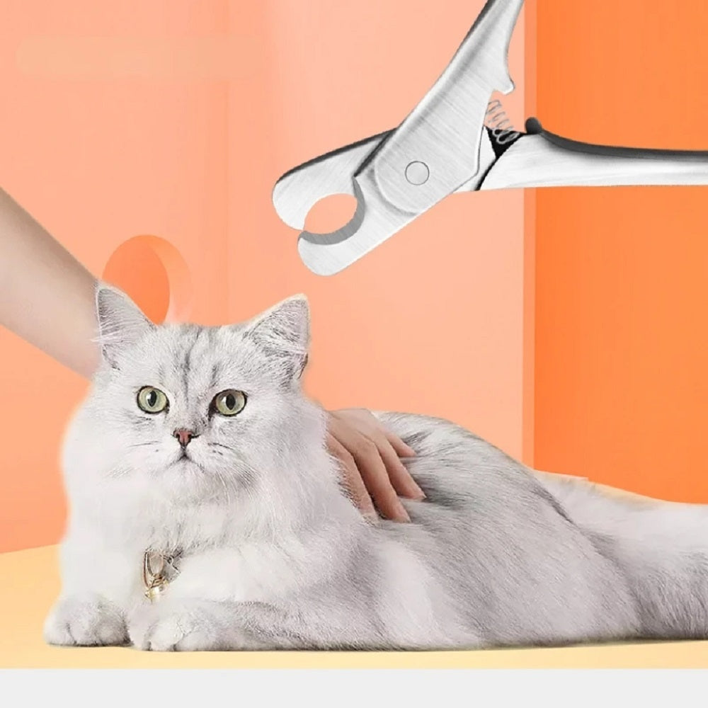 Pet Nail Clipper Professional Safety Stainless Steel Grooming Trimmer Tool