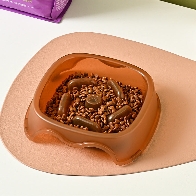 Pet Slow Feeding Anti Choking Water Bowl