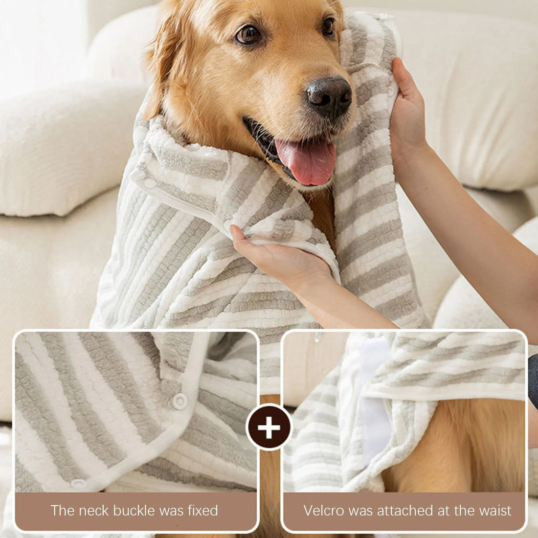 Pet Ultra Absorbent Quick Dry Bathrobe Bath Towel