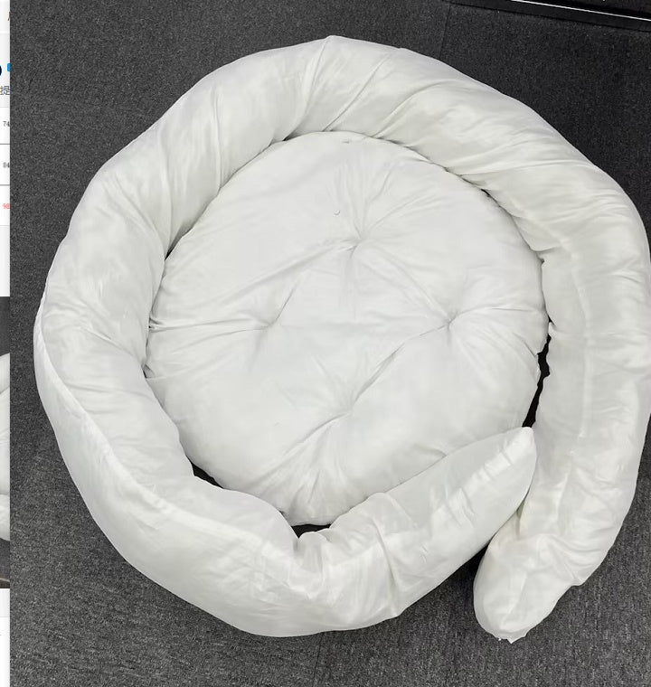 Plush Round Warm Winter Pet Sleeping Bed