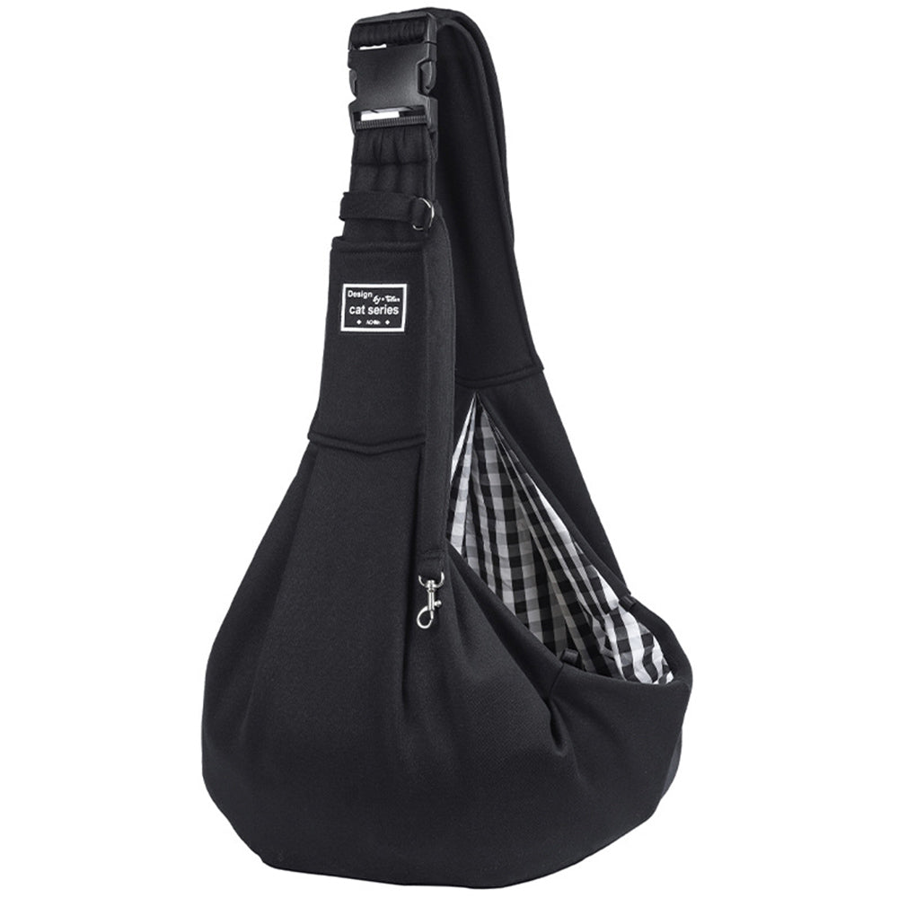 Pet Carrier Bag Outdoor Travel Shoulder Crossbody Cotton Sling Tote Comfortable Transport Pouch
