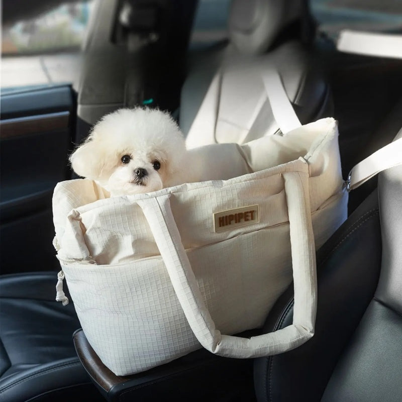 Pet Car Seat Adjustable Safety Leash Portable Travel Carrier