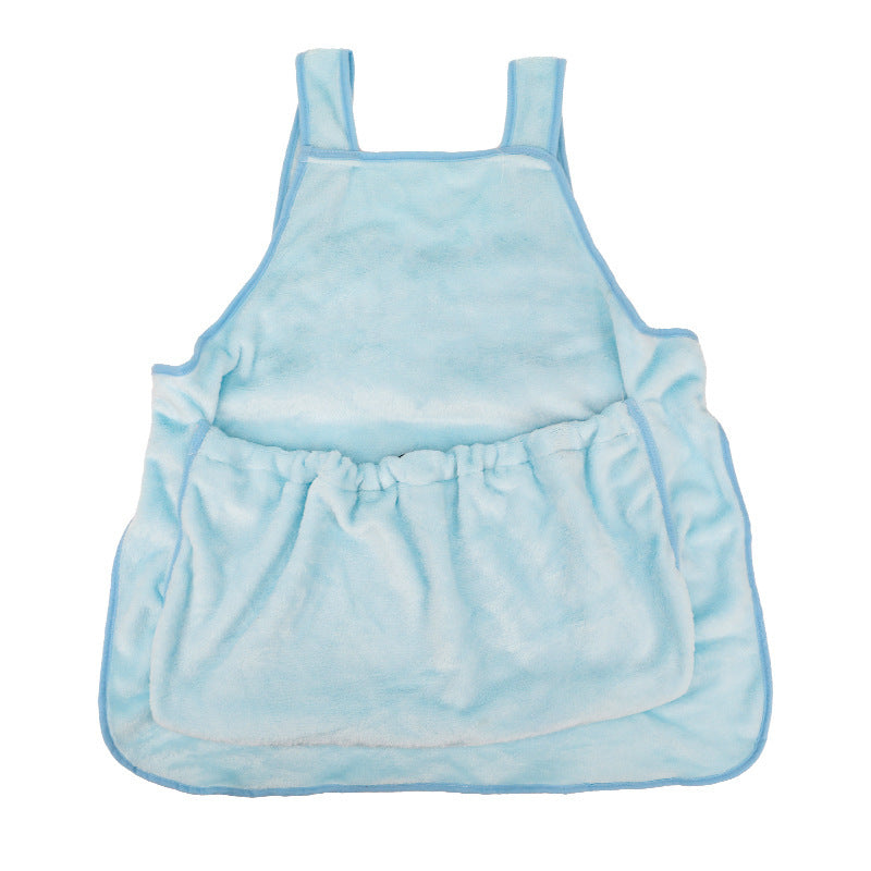 Pet Carrier Apron Outdoor Hanging Chest Bag Plush Travel Pouch