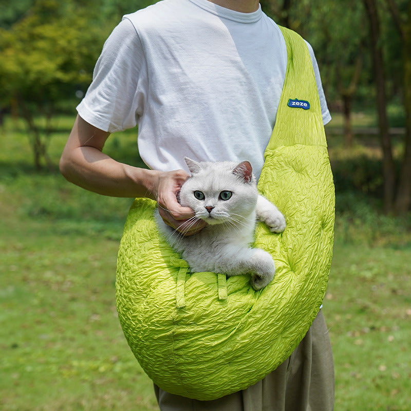 Pet Carrier Shoulder Portable Warm Travel Diagonal Bag
