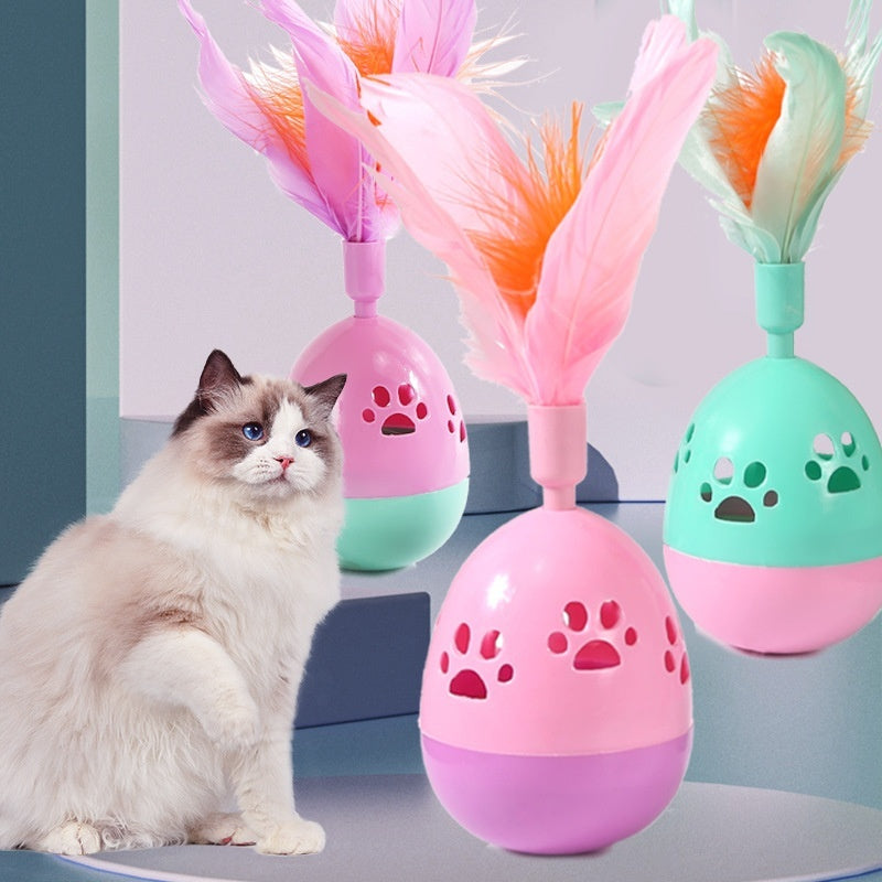 Pet Tumbler Bell Interactive Play Toy