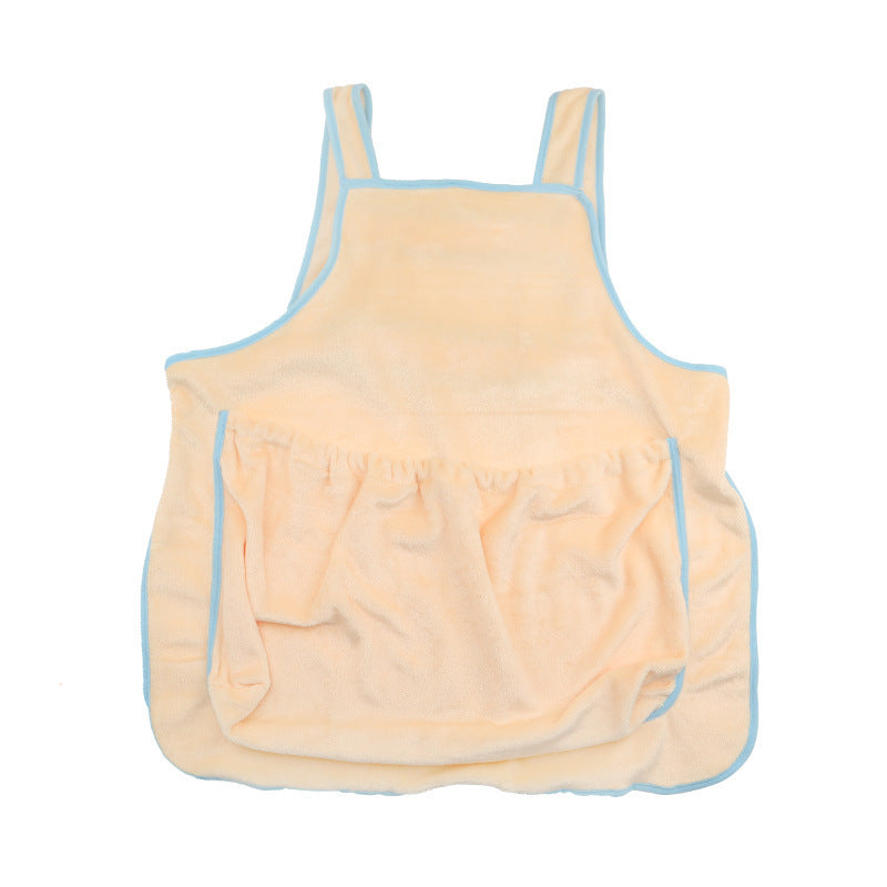 Pet Carrier Apron Outdoor Hanging Chest Bag Plush Travel Pouch