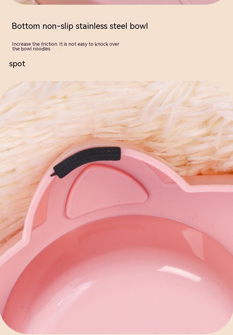 Pet Food And Water Feeding Bowl Basin