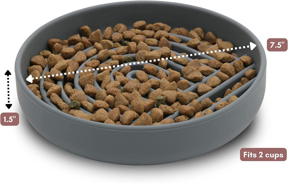 Pet Fashion Simple Slow Feeding Anti Choke Bowl